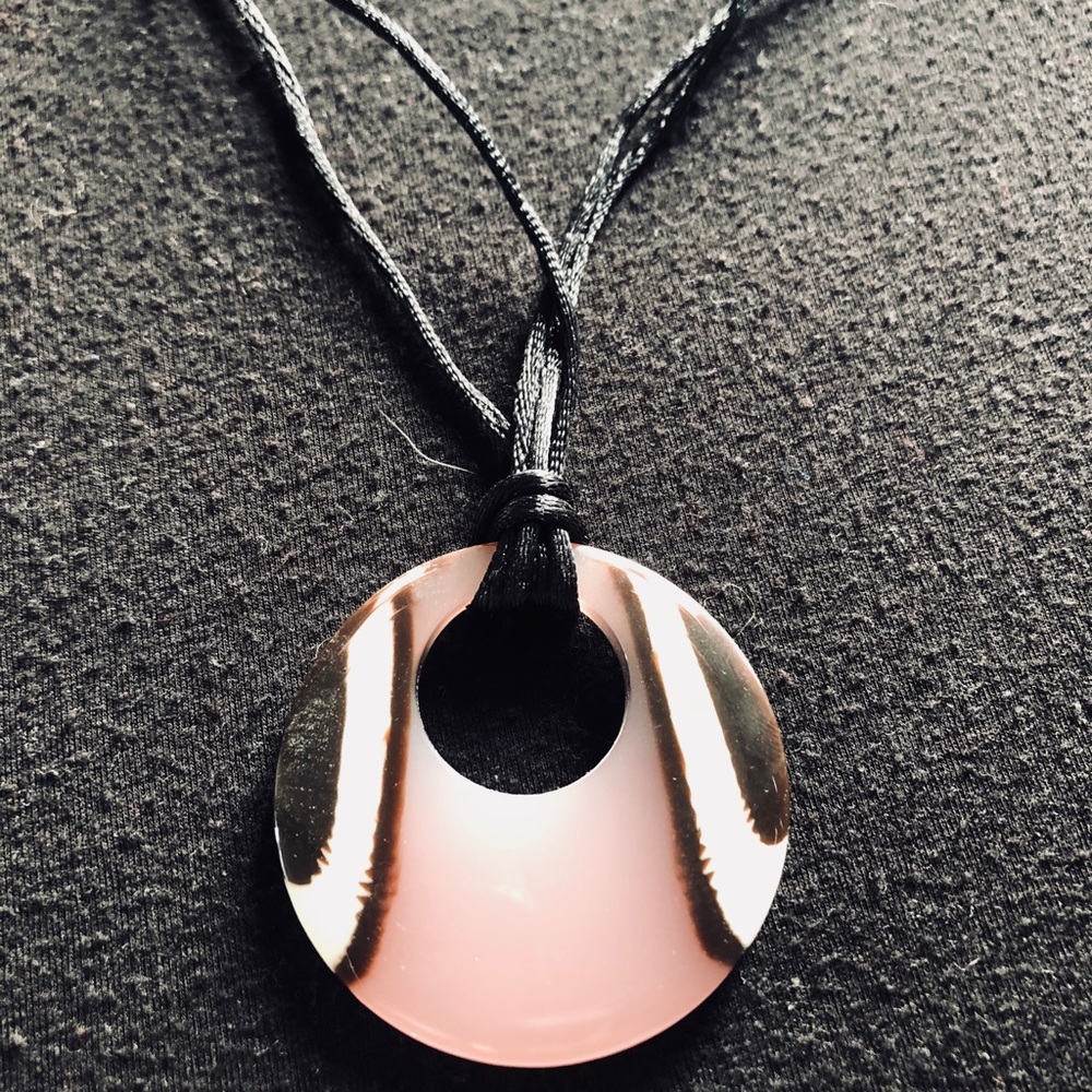 Unique Handcrafted Pink Pendant